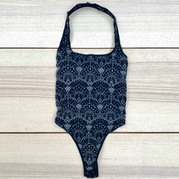 Free People With Love Bodysuit Size M/L - Picture 3 of 9